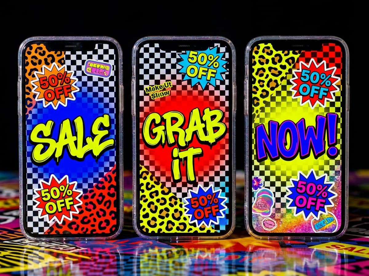 Bold Maximalist Flash Sale Template