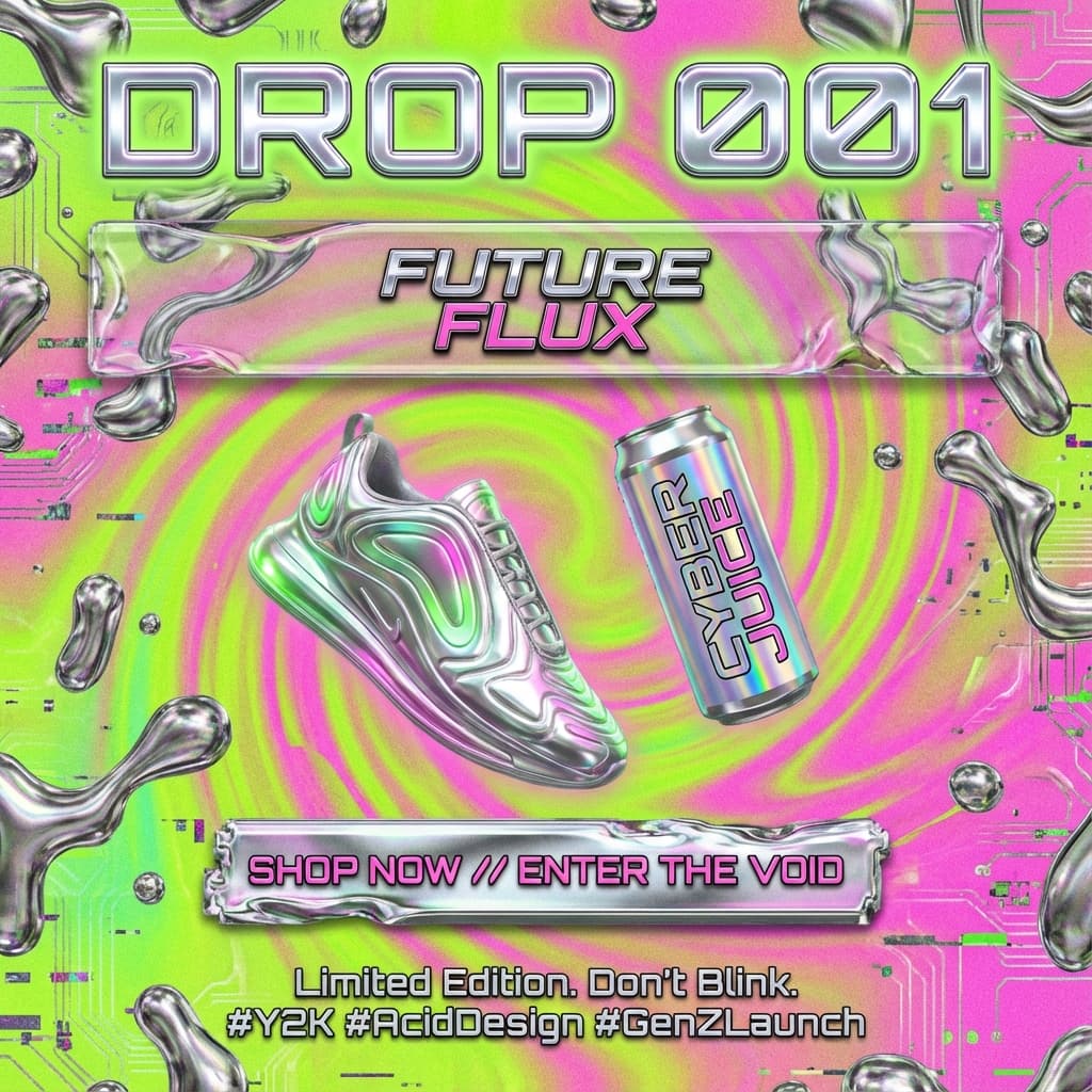 Gen Z 'Acid' Product Drop