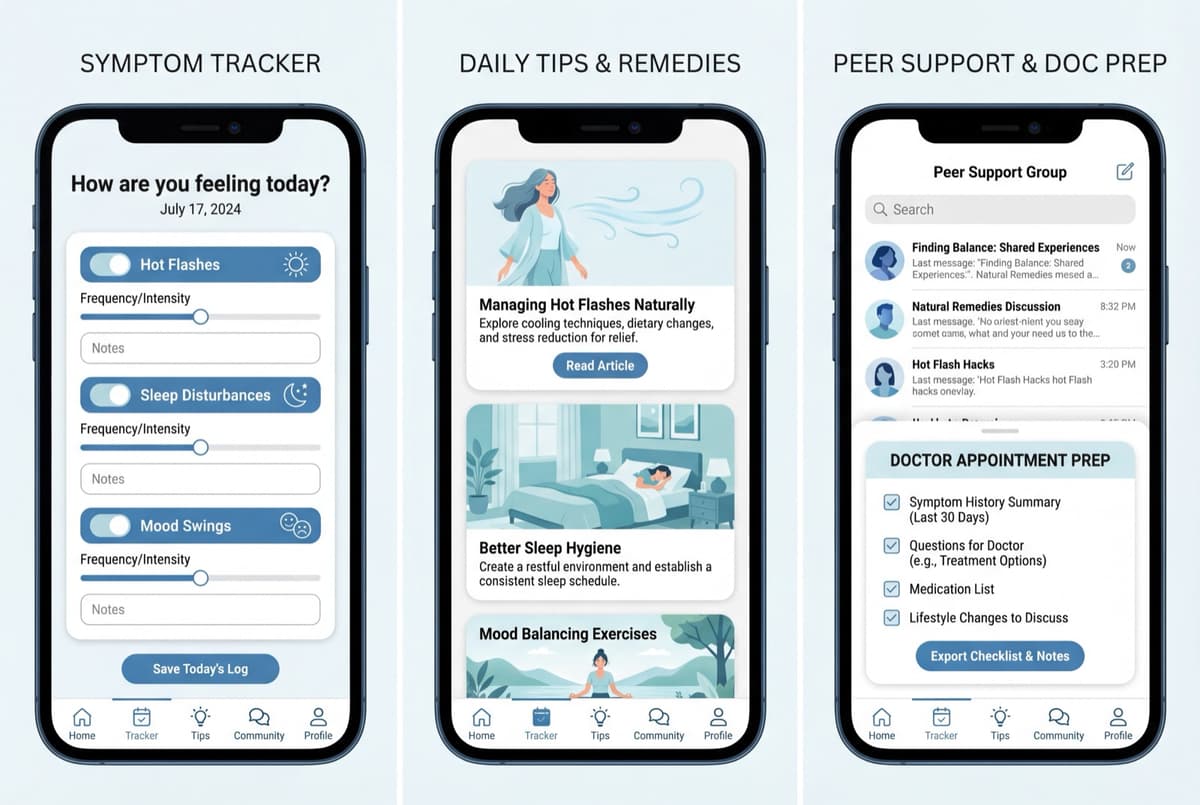Perimenopause Support App